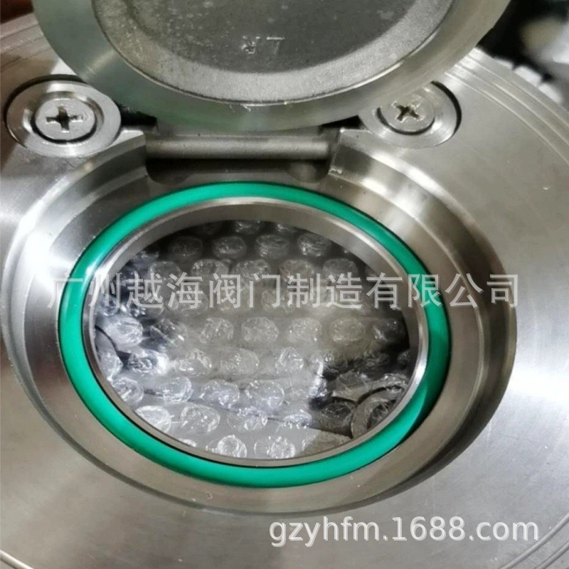 304不锈钢对夹式止回阀H74W-16P翻板式薄片型逆止阀单向阀2寸DN50