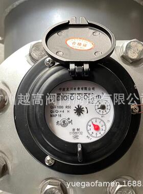 宁波龙川海仓304不锈钢可拆式大口径法兰智能远传水表DN300DN500