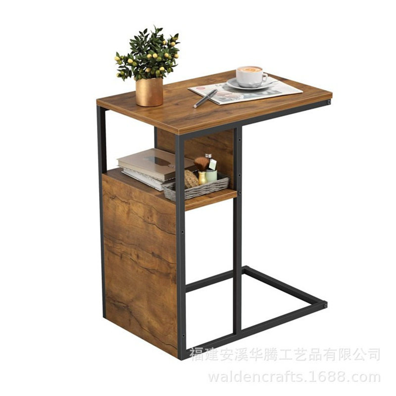 美式工业风铁艺可转换边几沙发