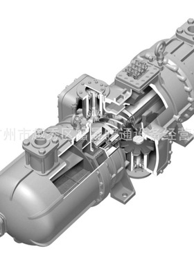 ZH/ZHA/ZHC螺杆式压缩机-R407C螺杆式制冷压缩机ZHC9SLF