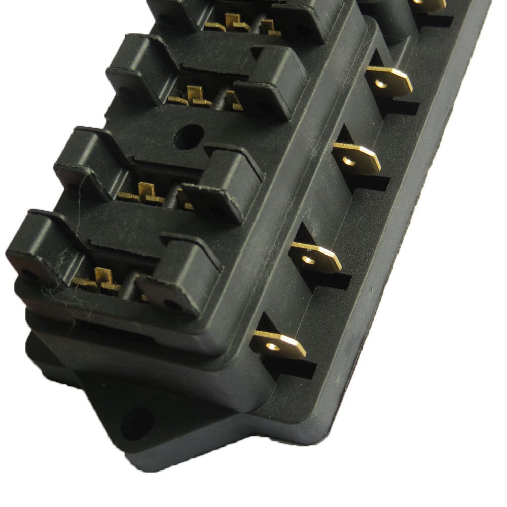 8路 汽车 卡车 保险插片保险丝盒 插片保险座 12V 24V YJ-8FB-H