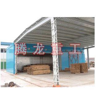 导热油木材烘干设备_腾龙重工 _热水加热木材烘干机 图