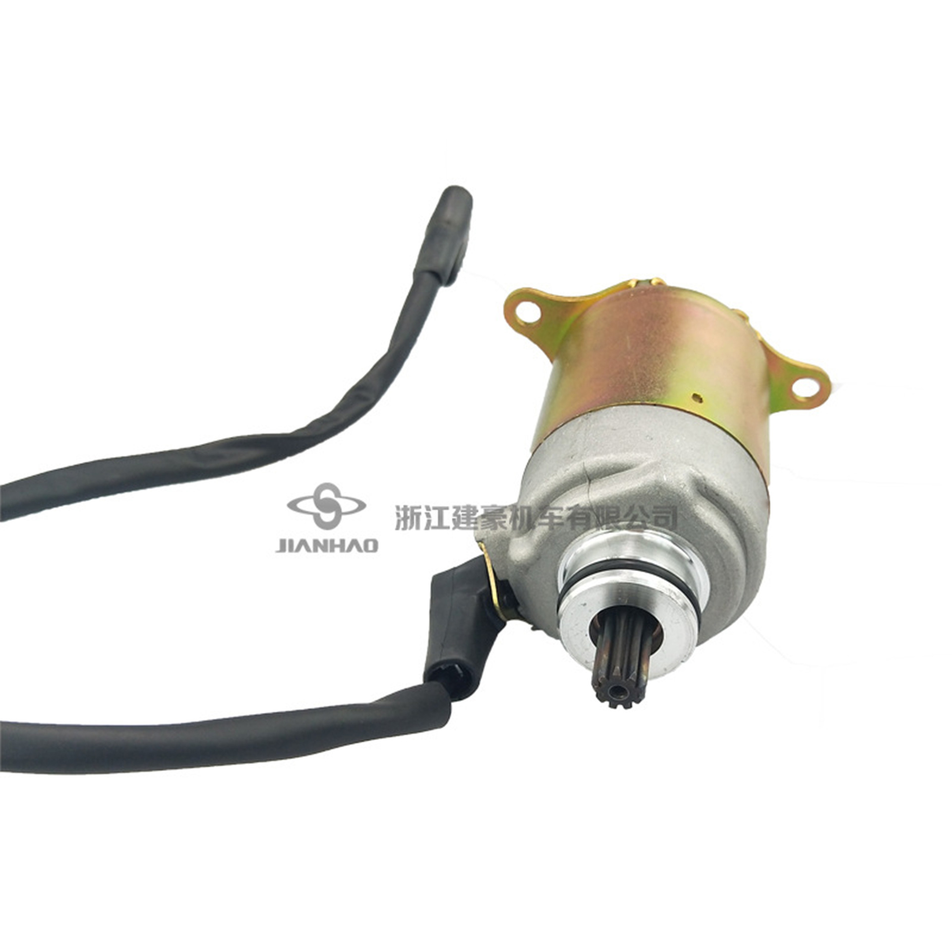 主机配套 踏板摩托车发动机配件 GY6-125/150 起动马达 单线