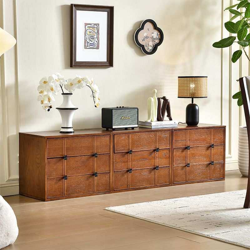 法式中古风斗柜小户型客厅家用自由组合模块多功能实木收纳卡门柜,农机/农具/农膜,其它农用工具,淘宝优惠券,粉丝福利购,淘宝优惠卷