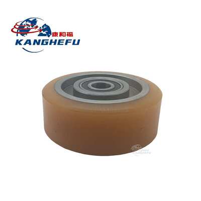 BT托盘搬运车SWE140叉车配件聚氨酯驱动轮5孔 平衡轮辅助轮子