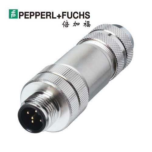 V1S-G-ABG-PG9倍加福公头连接器传感器连接器4 针M12 (208871)
