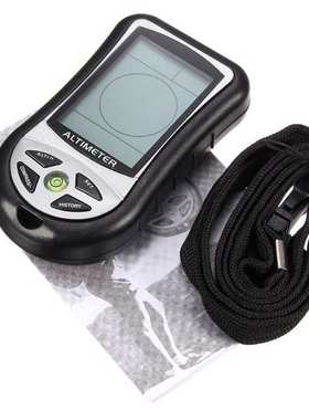 外贸 8合1手握式高度计气压计海拔高度气压表 天气预报机DS302