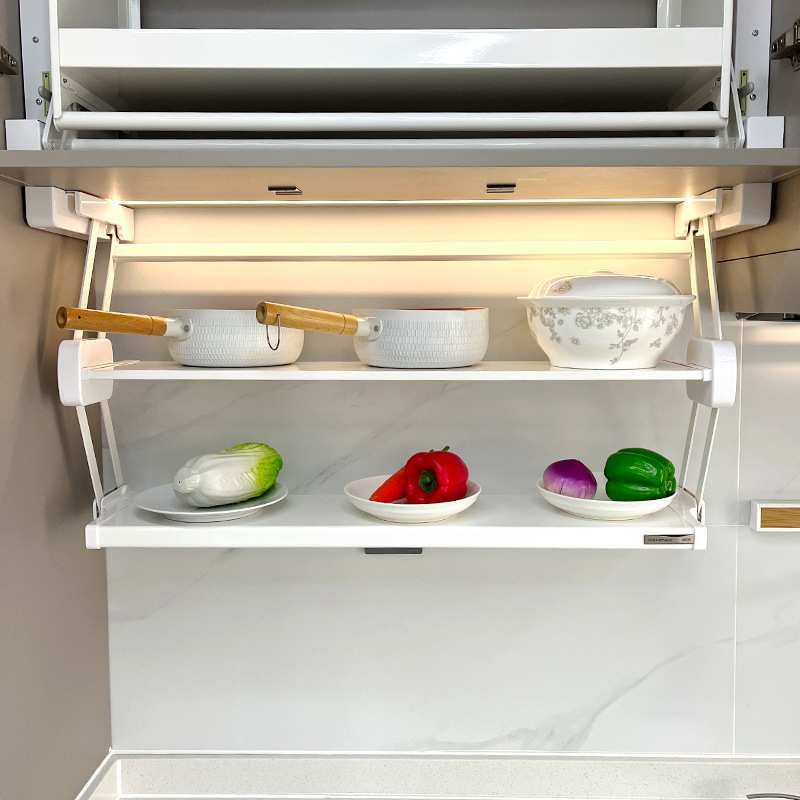 备菜配料下拉式双层折叠拉篮厨房吊柜收纳多层收纳调味瓶置物架,模玩/动漫/周边/娃圈三坑/桌游,模型制作工具/辅料耗材,淘宝优惠券,粉丝福利购,淘宝优惠卷