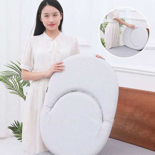 源头厂家模具一体成型网红柔软哺乳折叠椅学生宿舍床上靠背舒适
