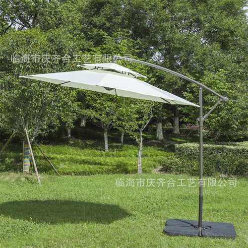 跨境商品厂家直供提供定制服务颜色尺寸细节香蕉伞侧边伞