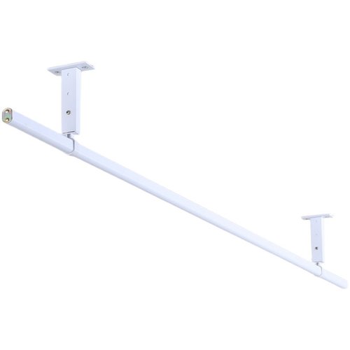 晾衣杆阳台固定式单杆晒衣杆家y用晾衣架铝合金凉衣捍顶装吊挂衣