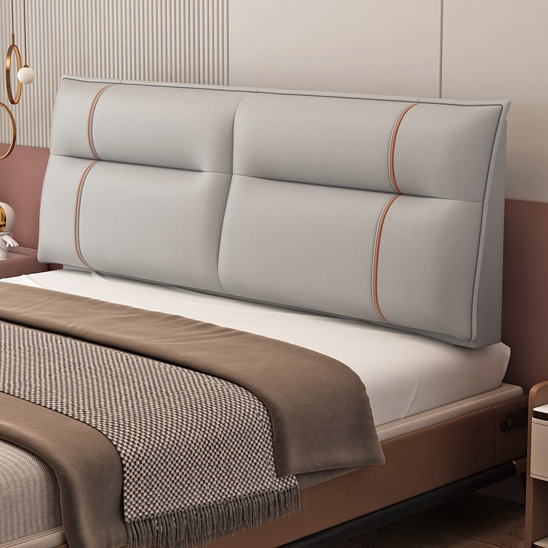 床头靠垫软包靠枕科n技布双人大靠背垫榻榻米床头靠背垫自粘可拆