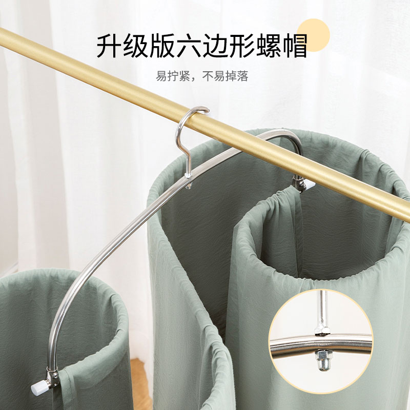 晒床单被套神器 圆形螺旋可旋转折叠 I挂凉被子晾晒衣架被单晾衣