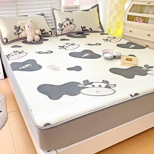 冰丝席凉席子榻榻米上下铺90 190 120 150U 135 定做订制床笠款