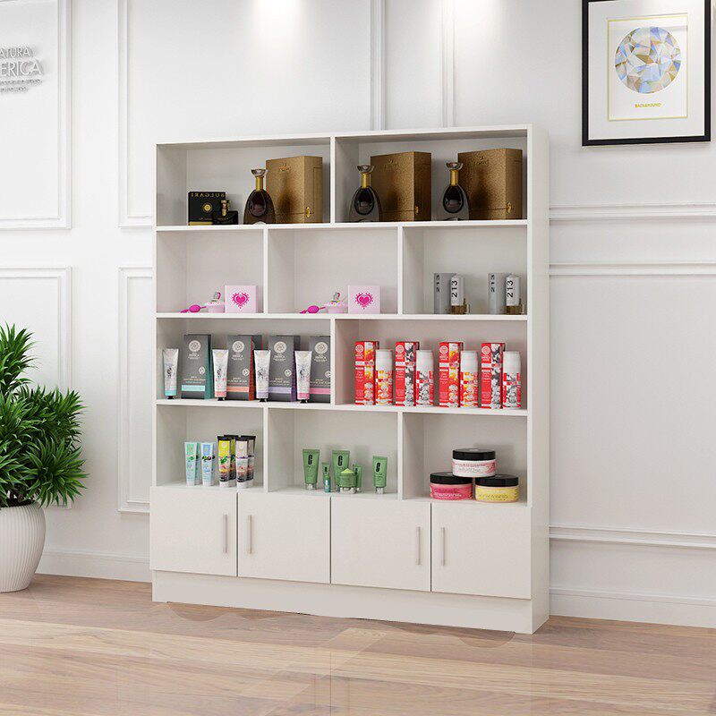 货柜展示柜货架美容院理发店陈列柜子化J妆品展示柜展示架产品展