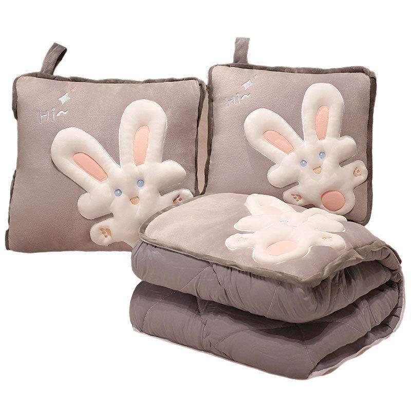 抱枕被子两用加厚办公室摺叠午睡枕头二合一毯子沙U发汽车靠枕车,居家布艺,抱枕被,淘宝优惠券,粉丝福利购,淘宝优惠卷