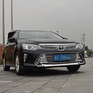 15-17款凯美瑞前杠亮条中网装饰条改装配件前S保险杠后杠电镀条