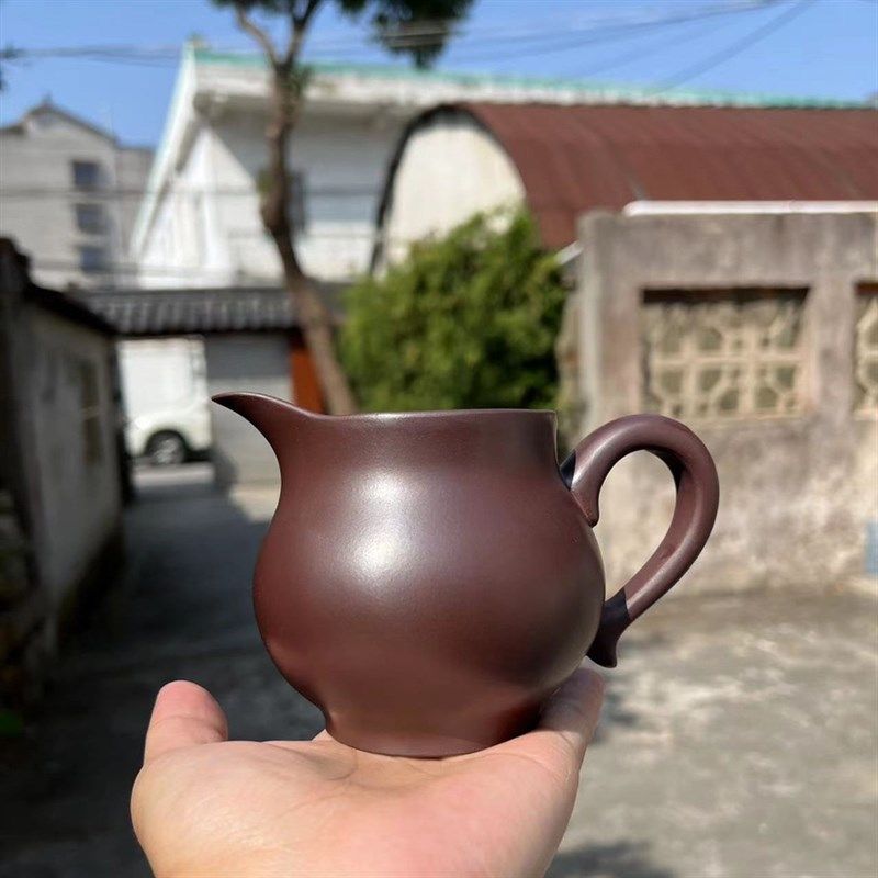 宜兴紫砂大容量分茶器原矿石黄公道杯大红M袍公道杯手工茶道配件,餐饮具,公道杯,淘宝优惠券,粉丝福利购,淘宝优惠卷