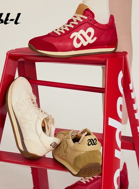 ABT-L明星张天爱同款芭蕾舞德训阿甘鞋平底隐形增高舒适运动鞋