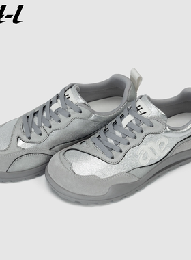 ABT-L时尚拼色复古增高德训鞋女2026新款春季厚底百搭休闲运动鞋