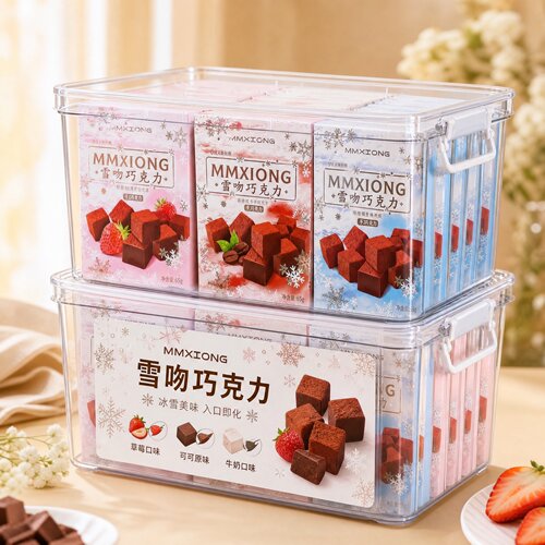 明治雪吻巧克力meiji正品日版礼盒官方旗舰店夹心全（代可可脂）