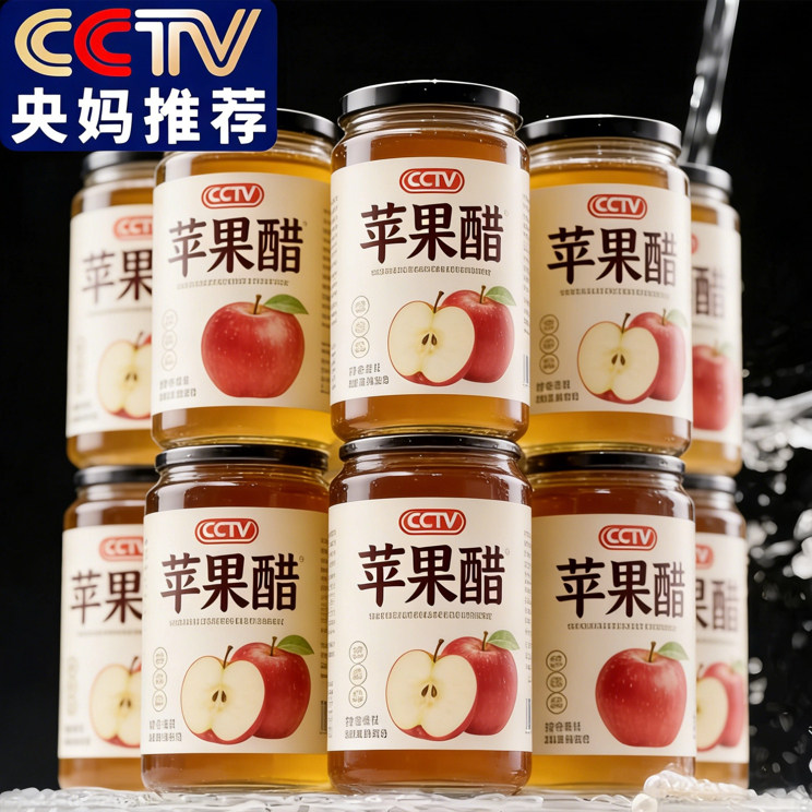 央妈推荐纯天然无糖苹果醋官方旗舰店原浆饮料孕妇糖友用醋纯果醋
