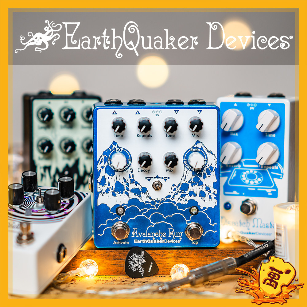 EQD EarthQuaker地震雪崩延迟混响移调Avalanche周边单块效果器