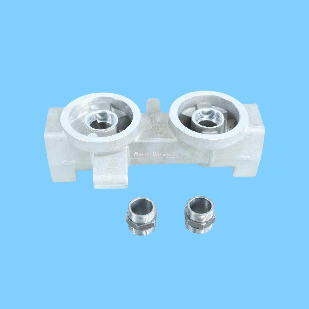 WD13145两联油滤底座螺杆空压机配件通用型空气压缩机油滤清器座,机械设备,压缩机,淘宝优惠券,粉丝福利购,淘宝优惠卷