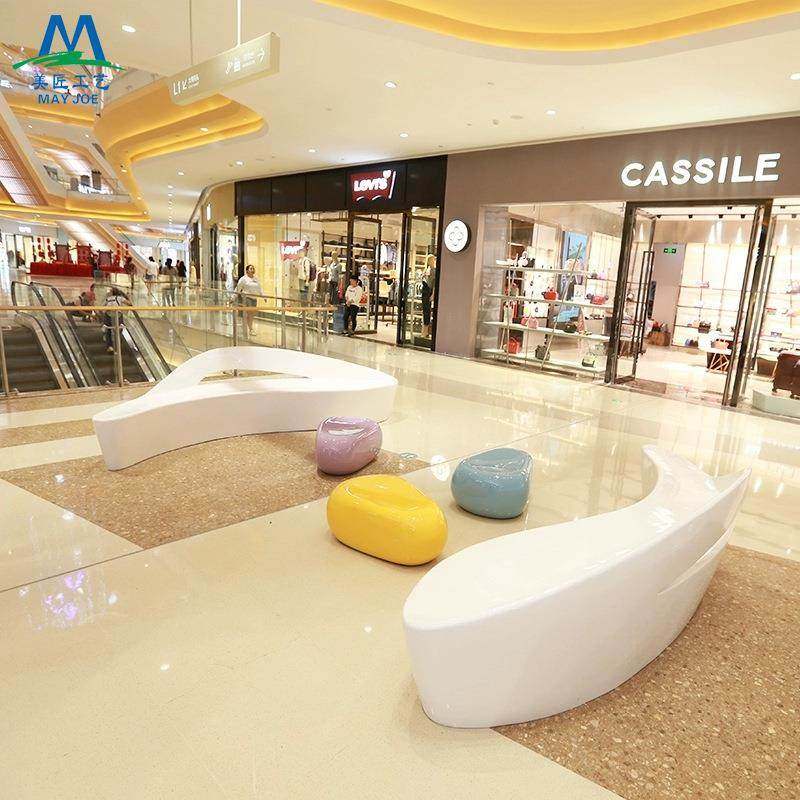 玻璃钢异形休闲椅商场海豚座椅户外靠背鹅卵石坐凳公共休息等候椅,商业/办公家具,等候椅系列,淘宝优惠券,粉丝福利购,淘宝优惠卷