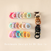 朵拉童话儿童发圈套装 小皮筋可爱发绳小女孩扎头发不伤发发绳