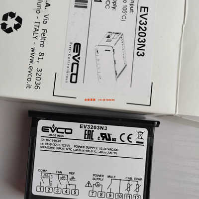 EVCO美控温控器EV3203N3 EVK213N2温控表