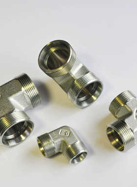 W35LCFX/液压管接头弯头EO24度锥卡套接头35MM