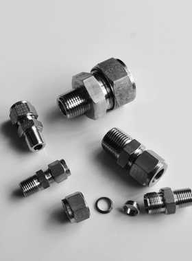 M12MSC3/4N-316/316卡套终端12mm转3/4NPT外螺纹