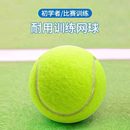 网球初级比赛用训练高弹力耐打球类爱好者练习耐用球化纤宠物球