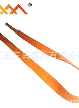 工厂制聚W01氨酯涂橙色扁吊带 机械制造业层用平吊装带 定管片吊