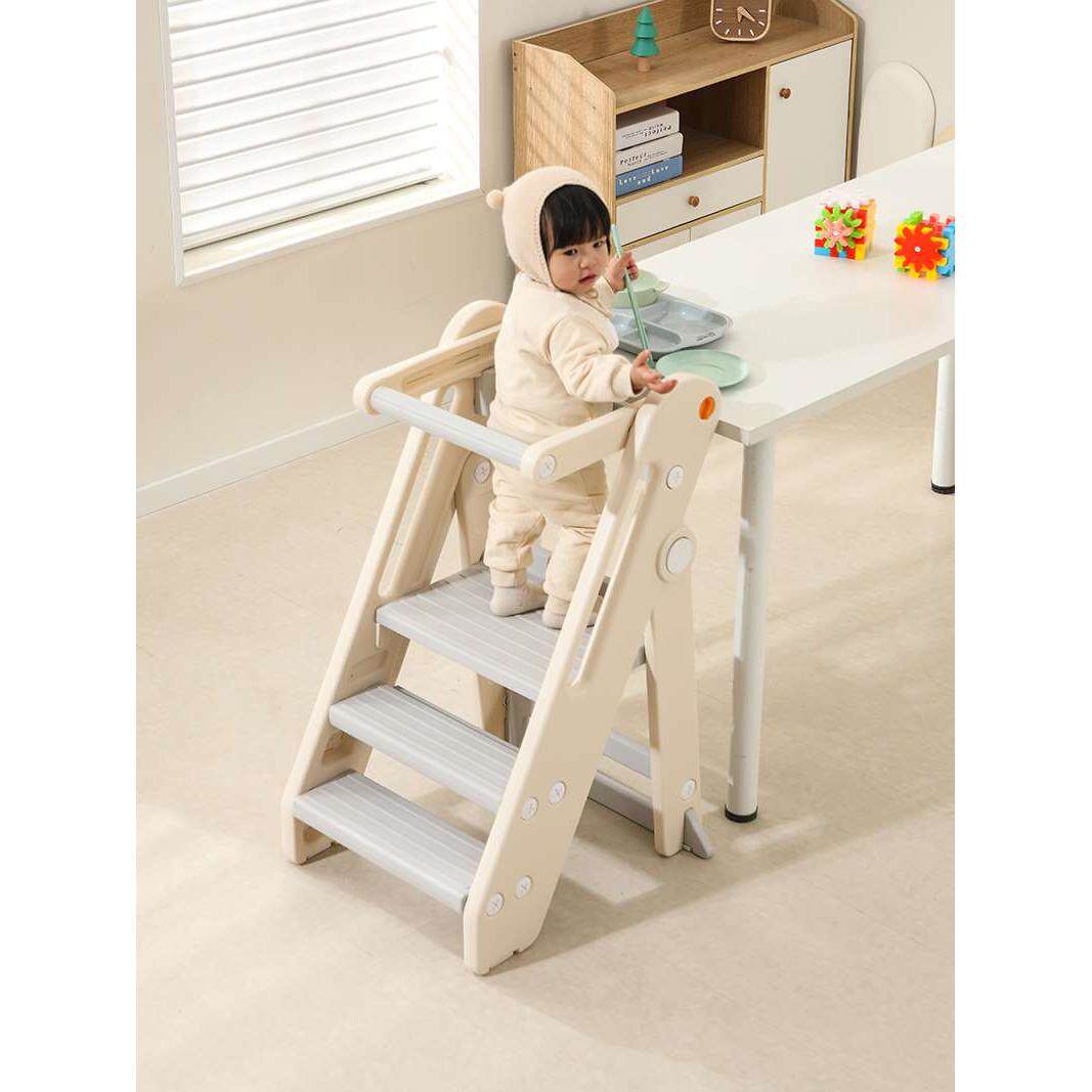 蒙氏学习塔宝宝洗漱台阶梯凳可折叠儿童登高踩脚凳婴儿洗手楼梯
