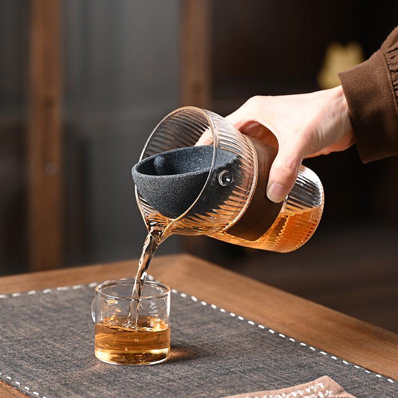 无孔茶漏玻璃公道杯家用茶水分离陶瓷茶滤茶隔茶叶过滤器泡茶神器图片