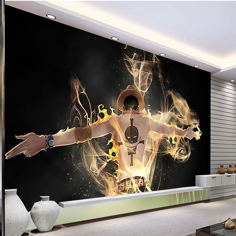 3d英雄联盟游戏壁画海贼王路飞
