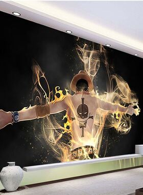 3d英雄联盟游戏壁画海贼王路飞艾斯壁纸卡通动漫灌篮高手背景墙纸