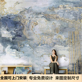 北欧抽象艺术油画墙布立体背景壁纸客厅电视背景墙纸沙发轻奢壁画