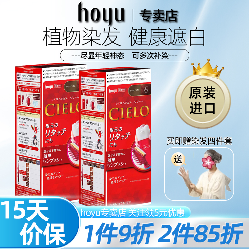 美源日本进口宣若hoyu盖白染发剂