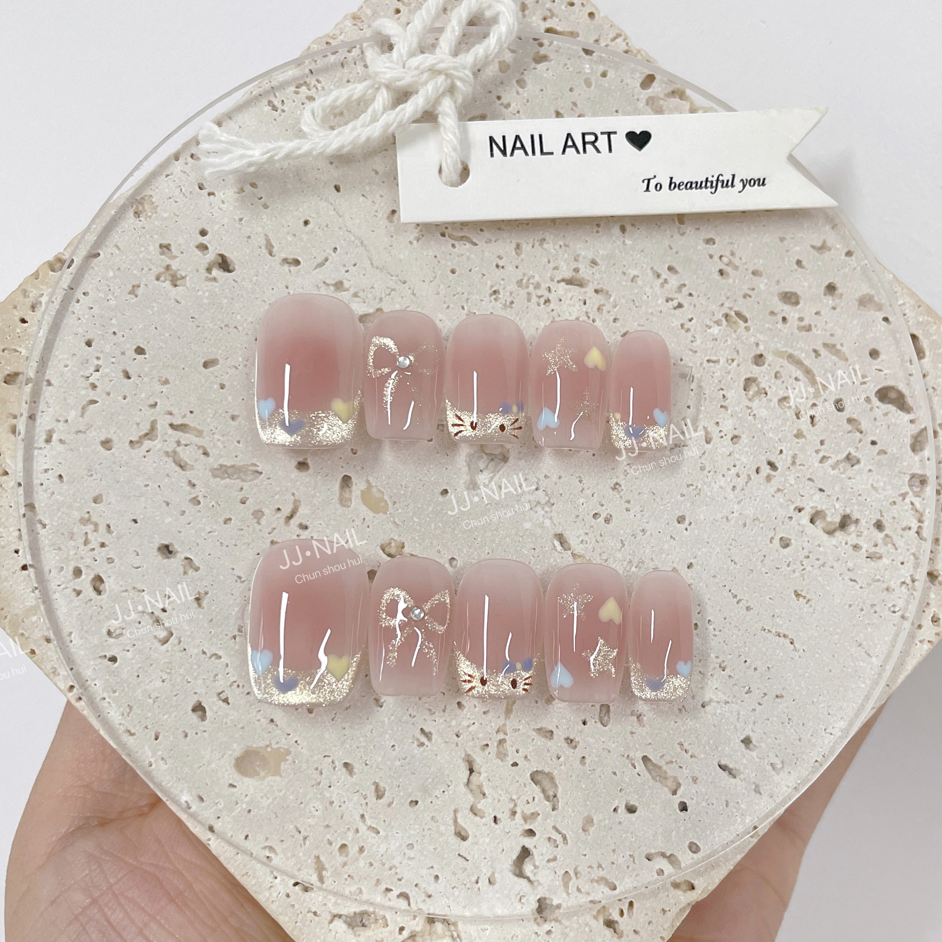 【乖乖喵】纯手工穿戴甲美甲,彩妆/香水/美妆工具,穿戴甲/甲片,淘宝优惠券,粉丝福利购,淘宝优惠卷