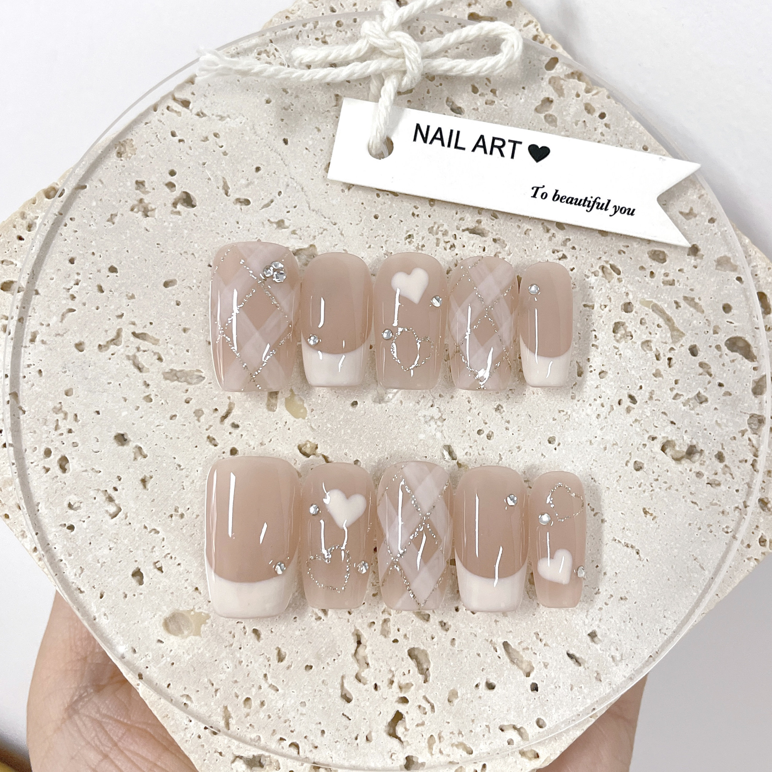 【书颜】纯手工穿戴甲美甲,彩妆/香水/美妆工具,穿戴甲/甲片,淘宝优惠券,粉丝福利购,淘宝优惠卷