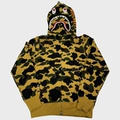 BH08 - Bp 1st Camo Shark Full Zip Hoodie Yellow