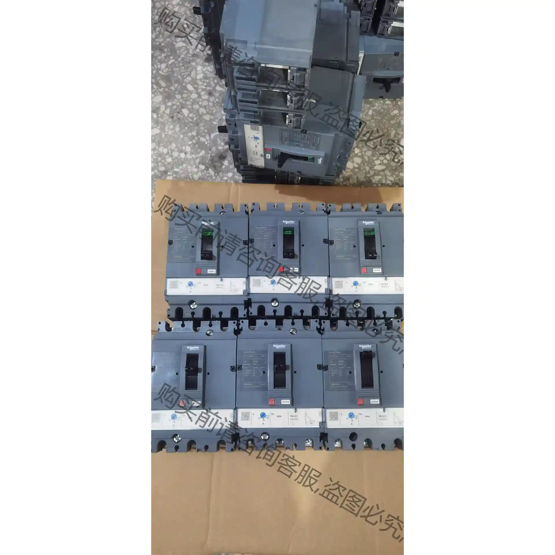 施耐de塑壳断路器CVS100F 3P 25-100A新款的有 先议价 拆机货包好
