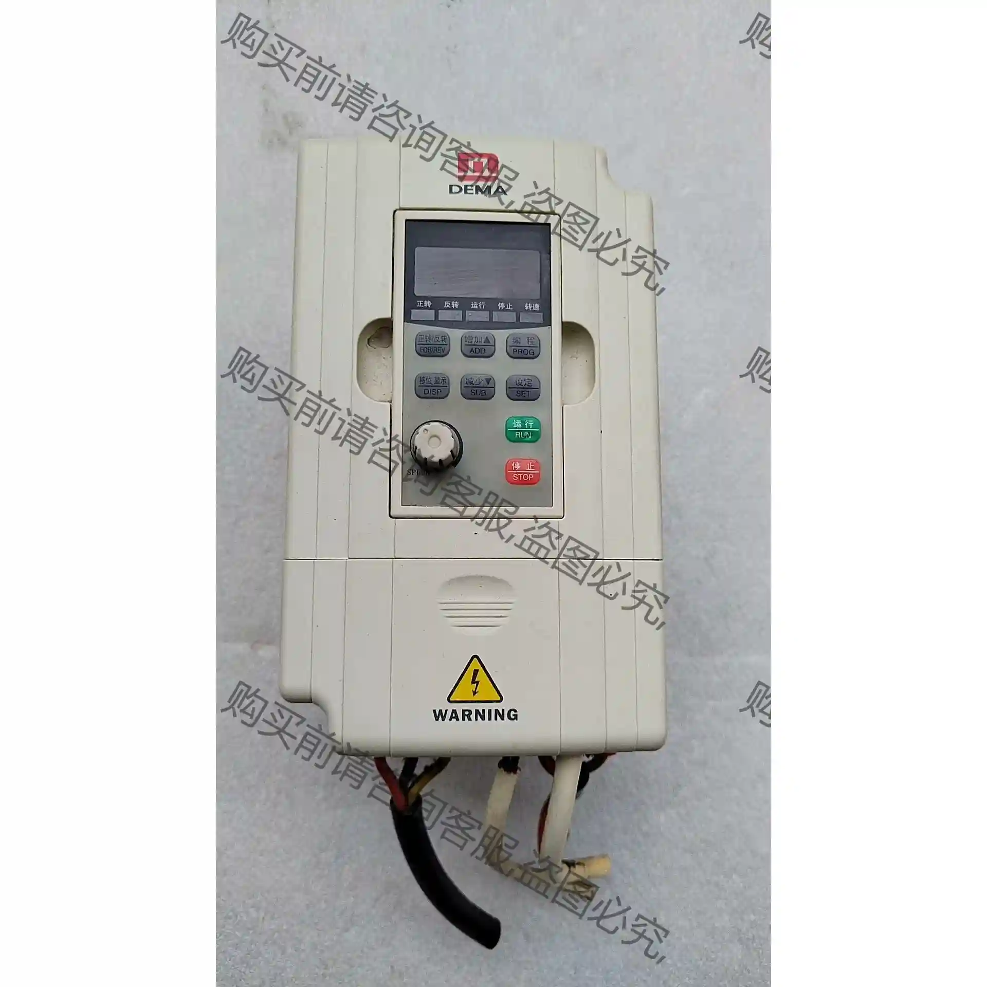 DEMA德玛变频器：D5M-1.5T4-1B 1.5KW，拆 先议价 拆机货包好