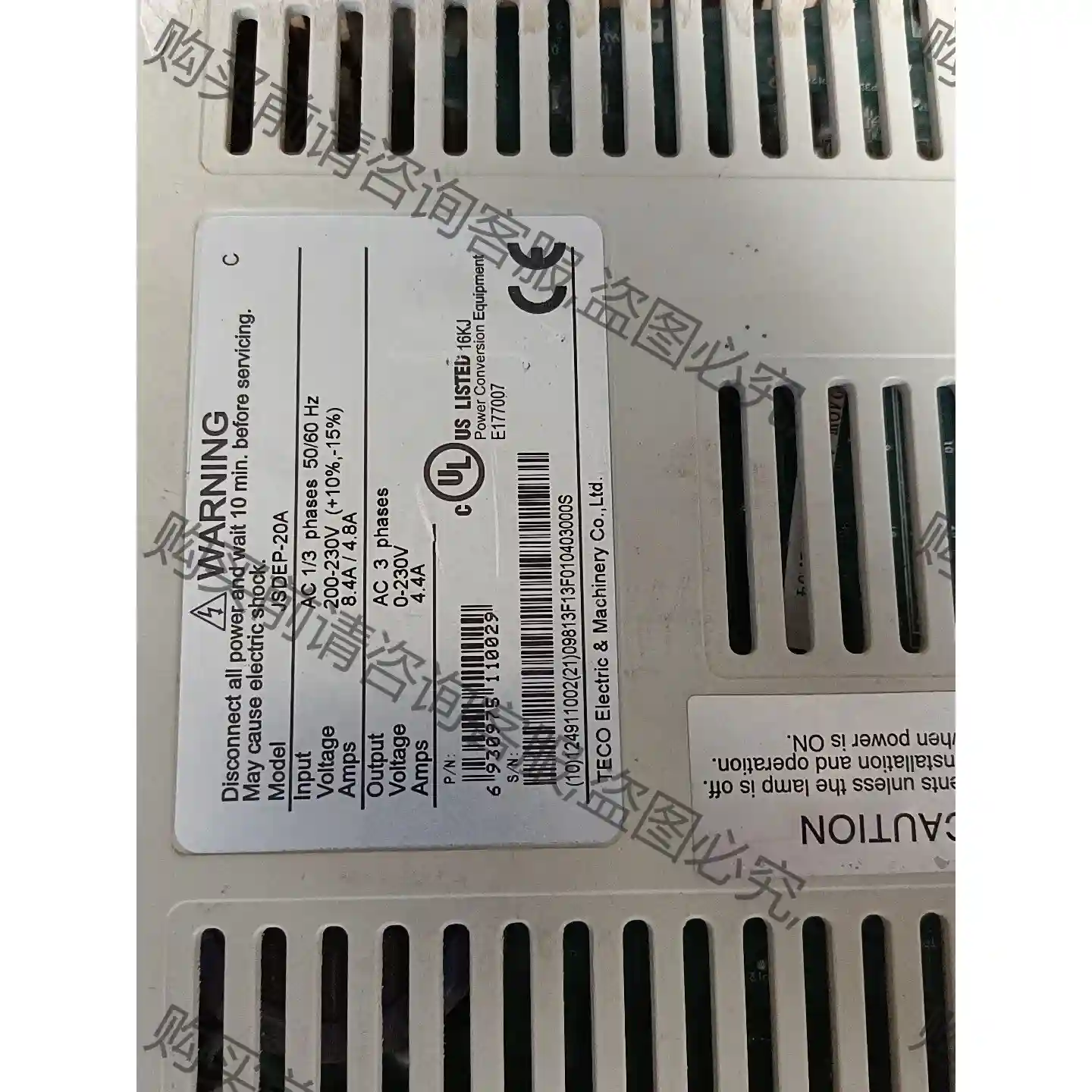 JSDEP-20A驱动器，包好，质保3个月，也可以整套出！ 先议价 拆机