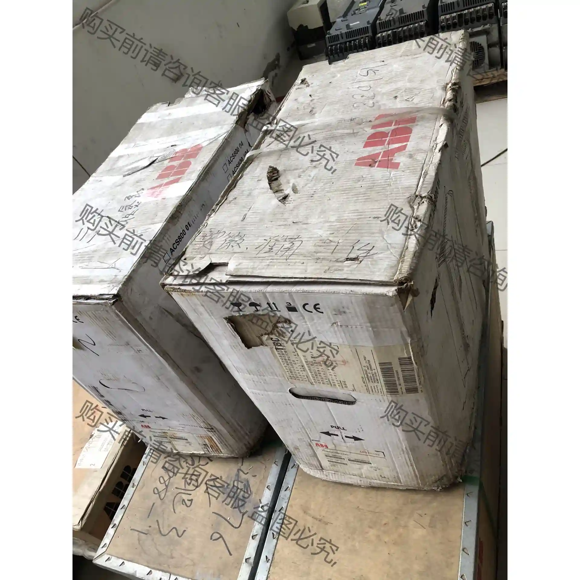 ACS800-01-0050-3+P901 AB变频器45先议价拆机货包好