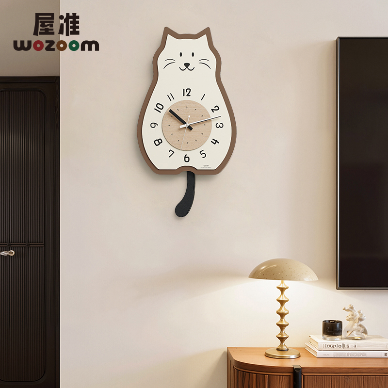 【拯救客厅大白墙】客厅艺术挂钟