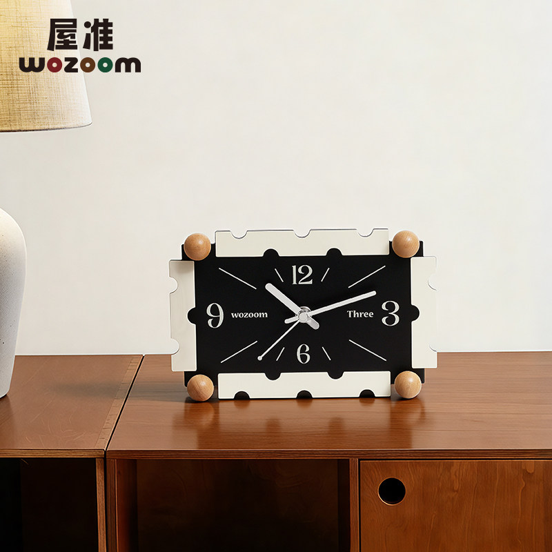 屋准入户玄关客厅桌面时钟摆件